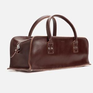 Billy Kirk brown leather tool bag New